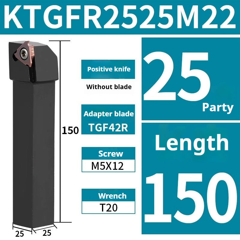 1013-Shallow groove cutter bar CNC grooving cutter bar / side stand mounted shallow groove KTGFR2020K16-F Circlip groove cutter TGF32 Shandong Denso Pricision Tools Co.,Ltd.